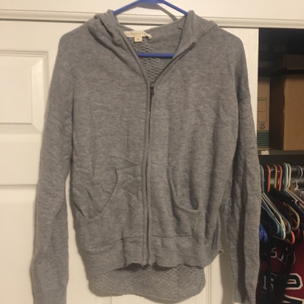 Soft zip up sweater
